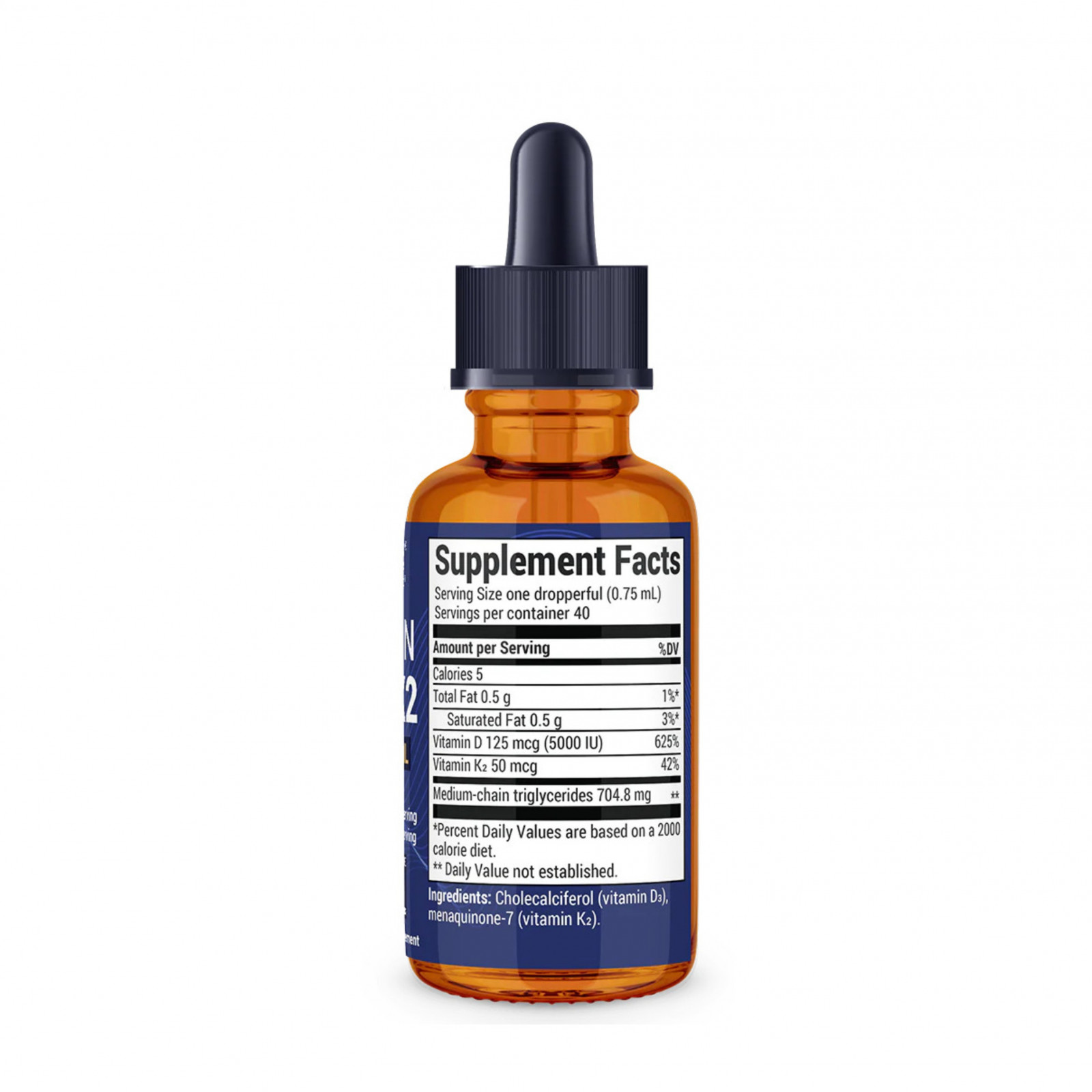 Витамины D3 и K2 с маслом MCT