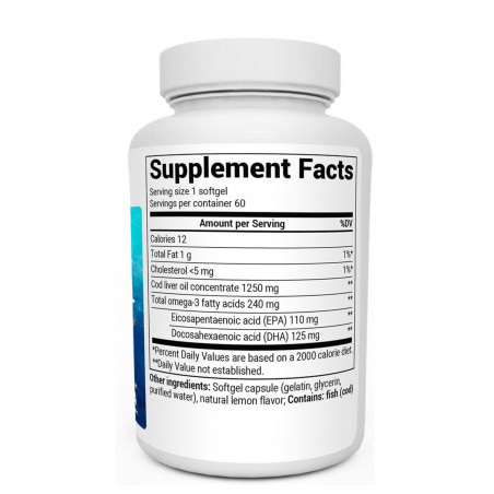 Омега-3. Масло из печени трески (EPA и DHA)