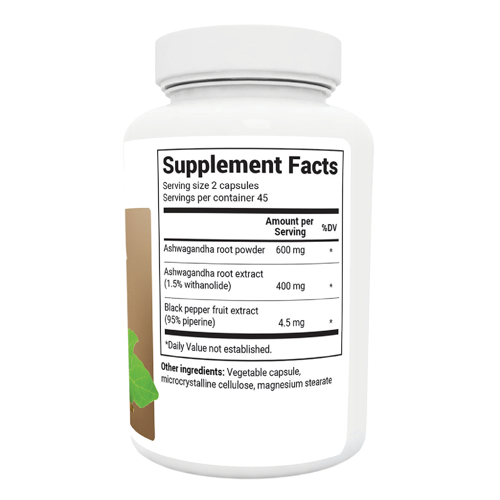 Ашваганда с черным перцем