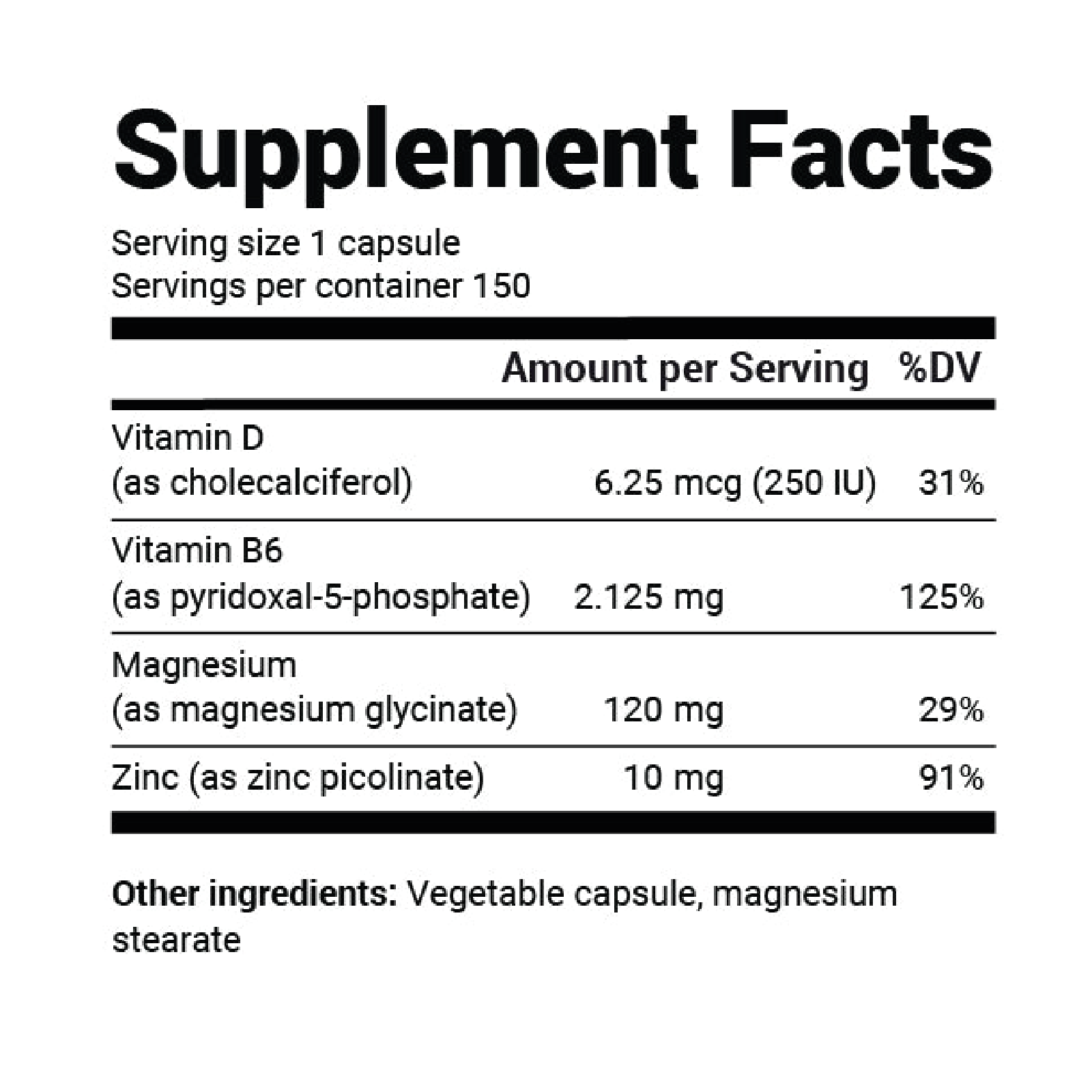 Магний Глицинат (150 капсул)